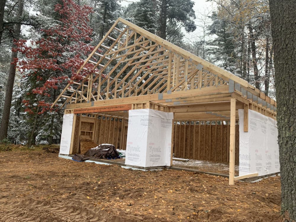 Woodruff/Arbor Vitae Custom Garage Construction Project